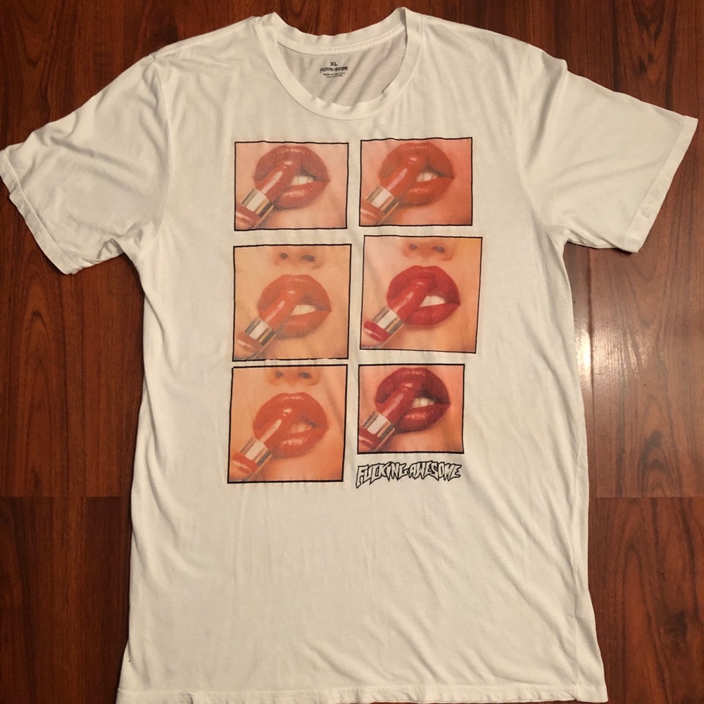 Fucking Awesome Lip Stick Tee